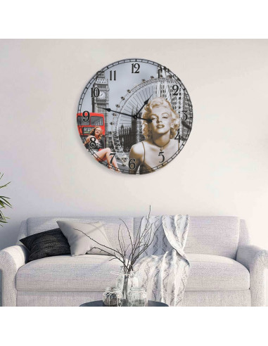 Orologio da Parete Vintage Marilyn Monroe 60 cm