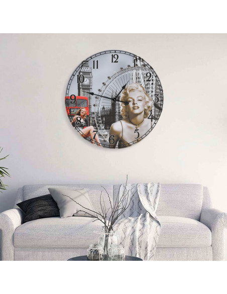 Orologio da Parete Vintage Marilyn Monroe 60 cm