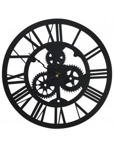 Orologio da Parete Nero 30 cm Acrilico