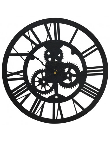 Orologio da Parete Nero 30 cm Acrilico