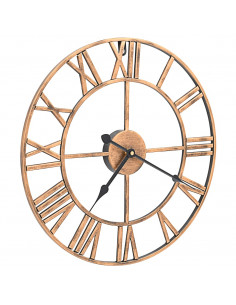 Orologio da Parete in Metallo 40 cm Dorato 2