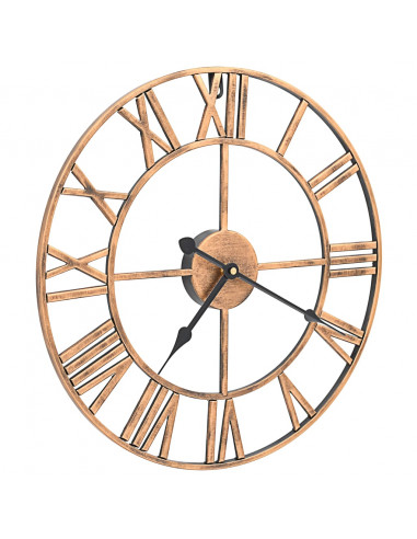 Orologio da Parete in Metallo 40 cm Dorato