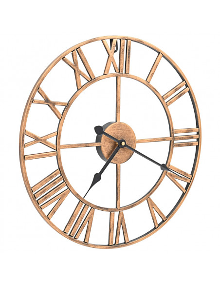 Orologio da Parete in Metallo 40 cm Dorato