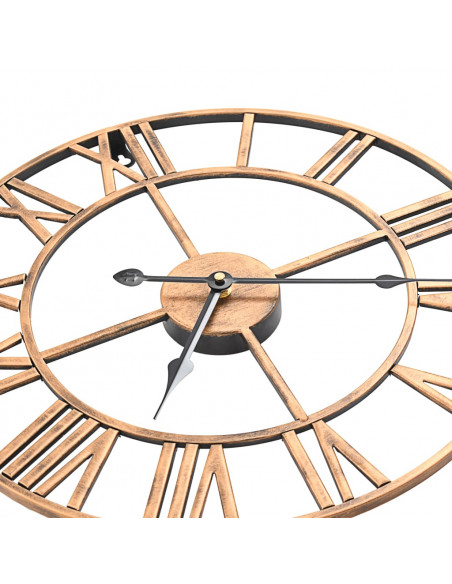 Orologio da Parete in Metallo 40 cm Dorato