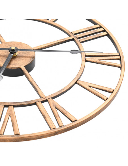 Orologio da Parete in Metallo 40 cm Dorato