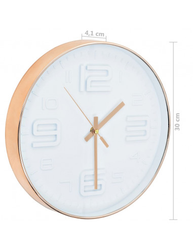 Orologio da Parete Effetto Rame 30 cm