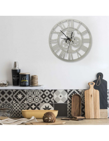 Orologio da Parete Argento 30 cm Acrilico