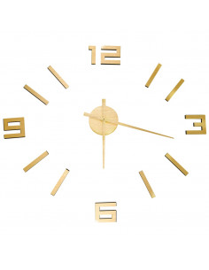 Orologio da Parete 3D Design Moderno Oro 100 cm XXL