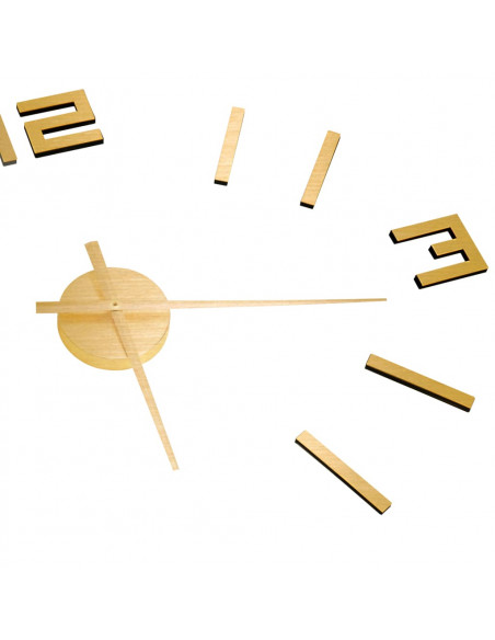 Orologio da Parete 3D Design Moderno Oro 100 cm XXL