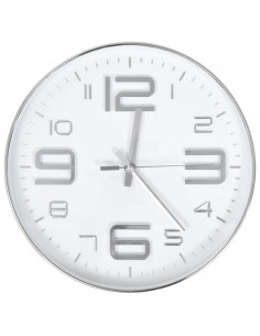 Orologio da Parete 30 cm Argento