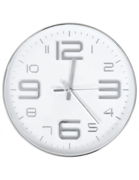 Orologio da Parete 30 cm Argento