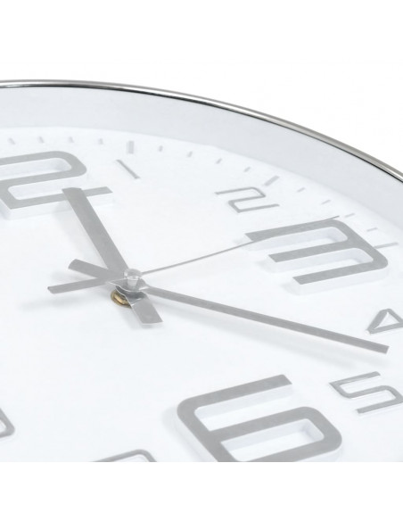 Orologio da Parete 30 cm Argento