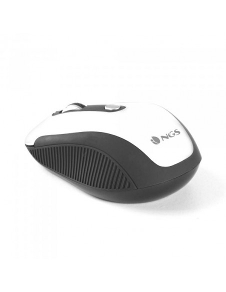 NGS White Haze Mouse Ottico 1600Dpi Wireless Nero/Bianco
