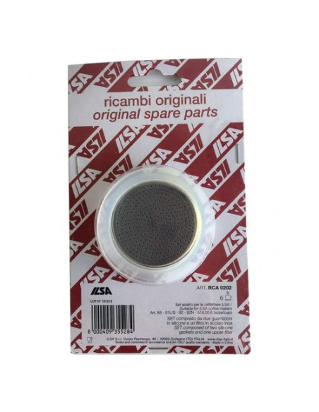 Guarnizioni con filtro caffettiera Ilsa RCA0202
