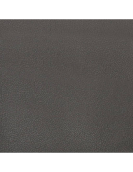 Cuscini Decorativi 2pz Grigio 40x40 cm in Similpelle