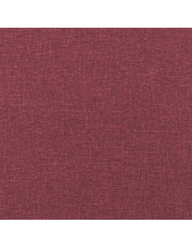 Cuscini Decorativi 2 pz Rosso Vino Ø15x50 cm in Tessuto