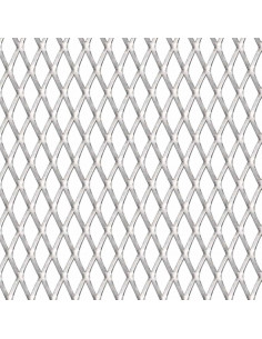 Recinzione da Giardino in Rete Acciaio Inox 50x50 cm 20x10x2 mm 2