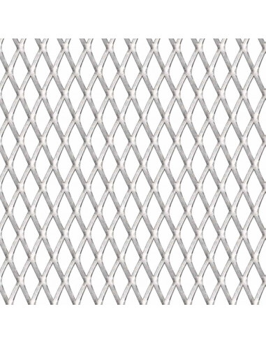 Recinzione da Giardino in Rete Acciaio Inox 50x50 cm 20x10x2 mm