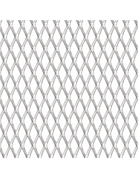 Recinzione da Giardino in Rete Acciaio Inox 50x50 cm 20x10x2 mm