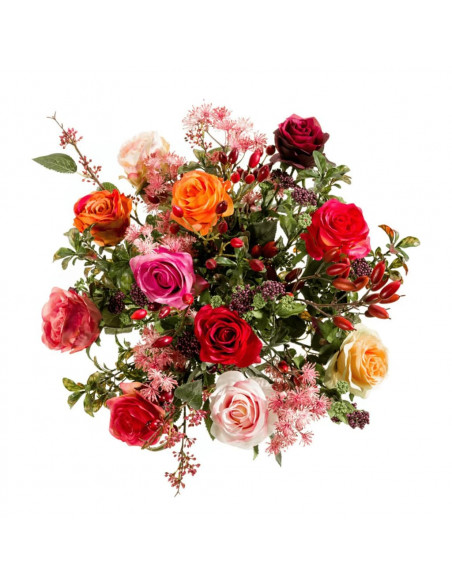 Emerald Bouquet Artificiale Flame Roses