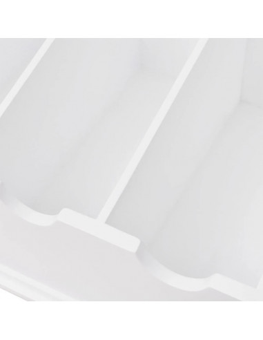 Portaposate in MDF Bianco in Stile Barocco