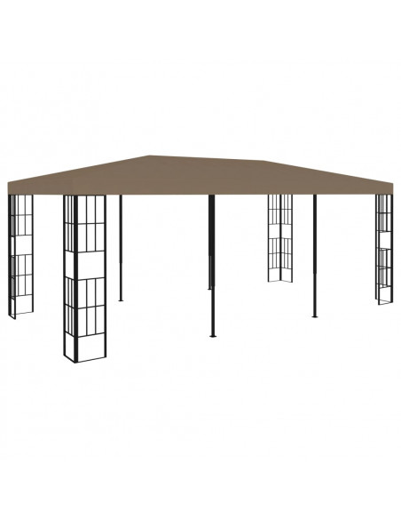 Gazebo 6x3 m Grigio Talpa