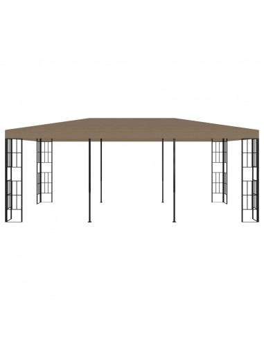 Gazebo 6x3 m Grigio Talpa