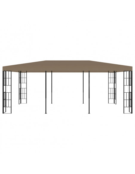 Gazebo 6x3 m Grigio Talpa