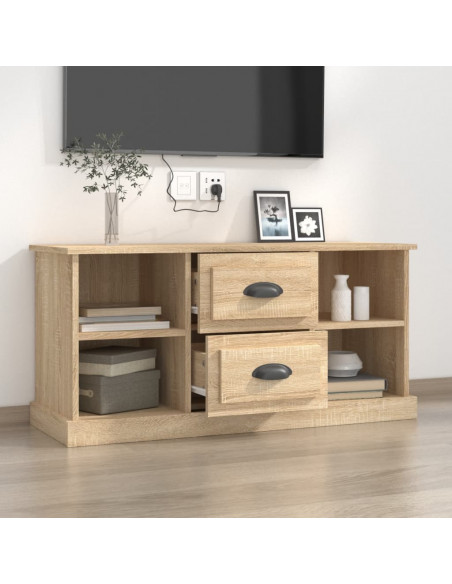 Mobile Porta TV Rovere Sonoma 99,5x35,5x48 cm Legno Multistrato