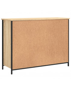 Credenza Rovere Sonoma 100x35x75 cm in Legno Multistrato 2