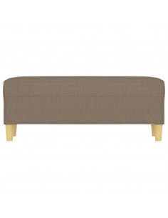 Panca Tortora 100x35x41 cm in Tessuto 2
