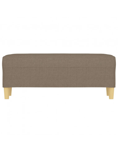 Panca Tortora 100x35x41 cm in Tessuto