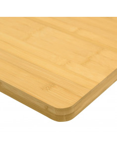 Piano del Tavolo 90x90x1,5 cm in Bambù 2
