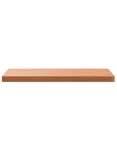 Piano per Tavolo 80x80x4 cm Quadrato Legno Massello di Faggio