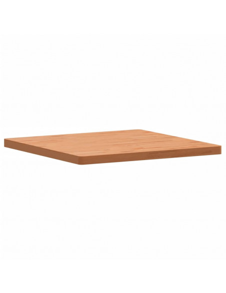 Piano per Tavolo 80x80x4 cm Quadrato Legno Massello di Faggio