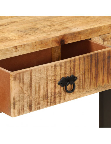 Consolle 110x30x76 cm in Legno Massello di Mango