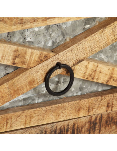 Consolle 110x30x76 cm in Legno Massello di Mango