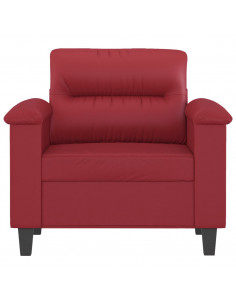 Poltrona Rosso Vino 60 cm in Similpelle 2