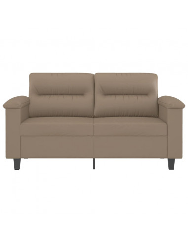 Divano a 2 Posti Cappuccino 140 cm in Similpelle