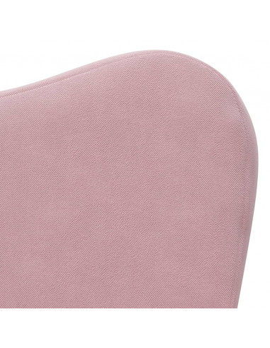 Divano per Bambini Rosa in Morbido Peluche