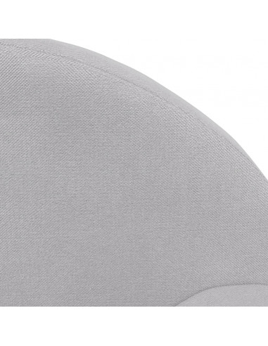 Divano per Bambini a 2 Posti Grigio Chiaro in Morbido Peluche