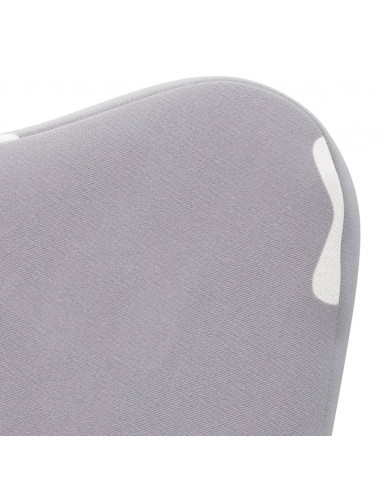 Divano per Bambini Grigio Chiaro con Stelle in Morbido Peluche