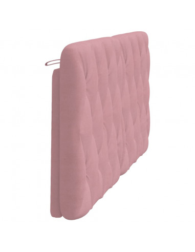 Cuscino Testiera Rosa 160 cm in Velluto