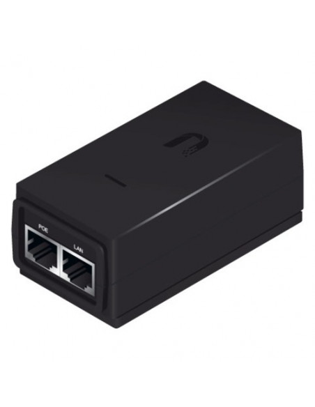 ADATTATORE POE INJECTOR UBIQUITI POE-24 POE INJECTOR,24VDC 0.5A, 12W, Gbit - POE-24-12-W-G COLORE NERO