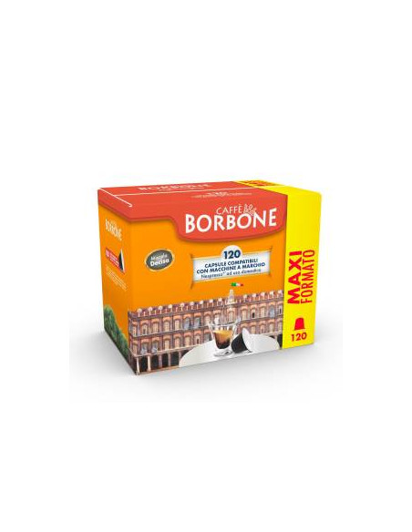 Borbone Capsule Comp. Nespresso Miscela Decisa (Nera) 120pz