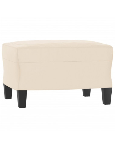 Set Divani 4 pz con Cuscini Beige in Tessuto Microfibra