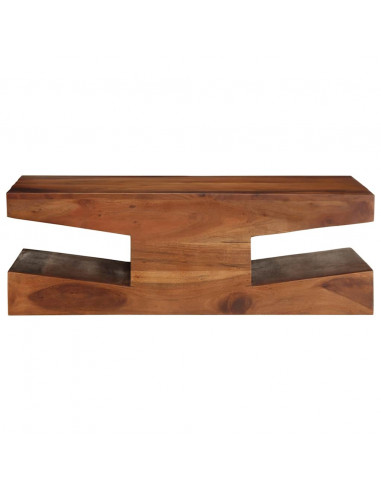 Tavolino da Salotto 90x60x30 cm Legno Massello di Acacia