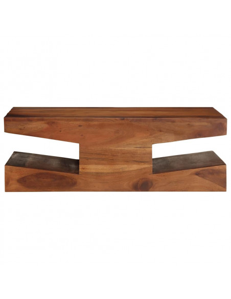Tavolino da Salotto 90x60x30 cm Legno Massello di Acacia