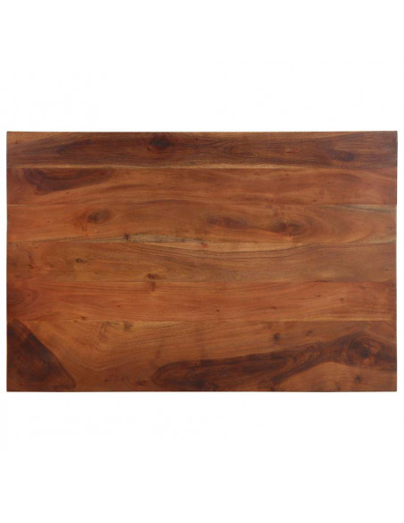 Tavolino da Salotto 90x60x30 cm Legno Massello di Acacia