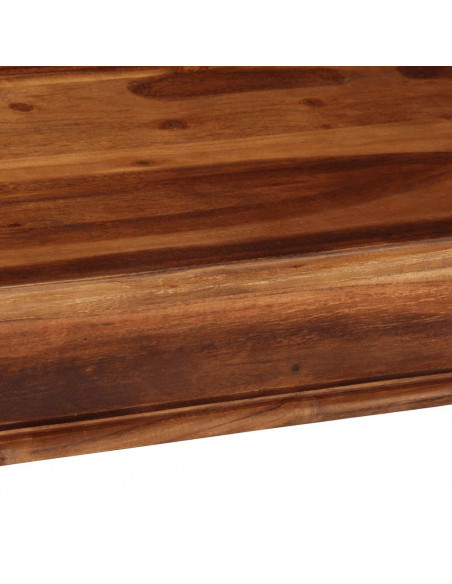 Tavolino da Salotto 110x60x40 cm in Legno Massello di Acacia